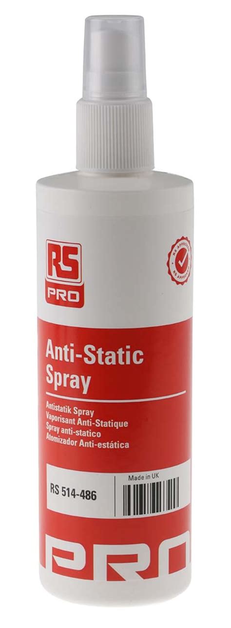 RS PRO | RS PRO 250ml Anti-Static Spray | 514-486 | RS Components