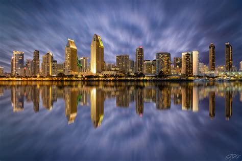 The San Diego Skyline Reflection | San Diego, California | Jared Weber ...