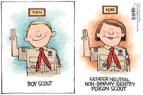 Rick Mckee's Cartoon | Rick McKee's Boy Scout Cartoon | Know Your Meme