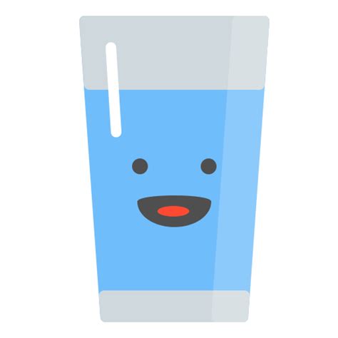 Drink glass water emoji - Avatar & Emoticons Icons