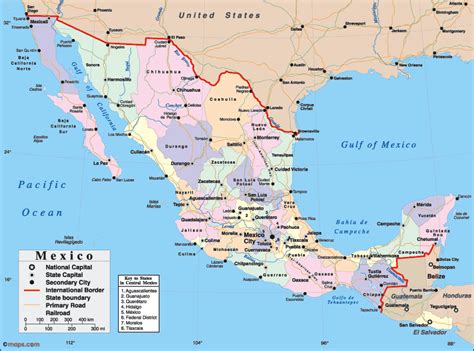 Mapa De Mexico Con Ciudades Y Estados | Images and Photos finder