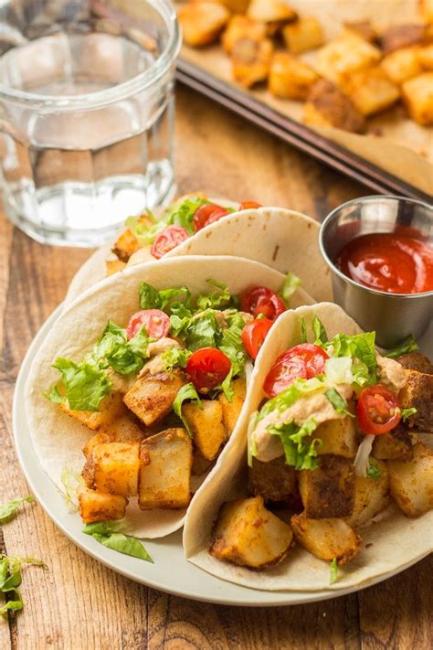 Spicy Potato Tacos - Connoisseurus Veg