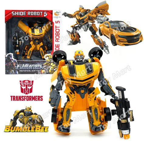 TRANSFORMER BUMBLEBEE ROBOT ASSEMBLE CHARACTER TOY 8.2 INCH ACTION ...