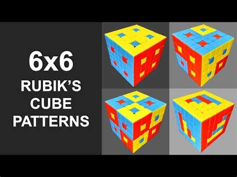 6x6 Rubik’s Cube Patterns - YouTube