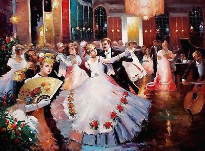 Ballroom Dance #2, 36x48,100% Oil painting on Canvas,Old master ...