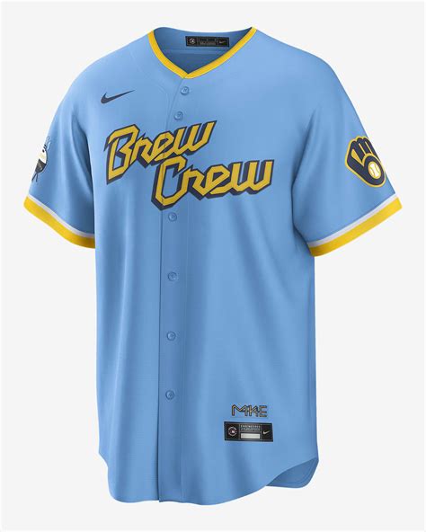 MLB Milwaukee Brewers City Connect (Lorenzo Cain) Men's Replica ...