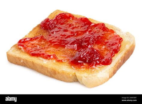 Toast butter strawberry jam hi-res stock photography and images - Alamy