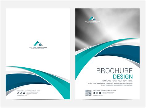 Brochure Layout template, cover design background 556933 Vector Art at ...