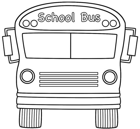 Free Printable School Bus Coloring Pages For Kids