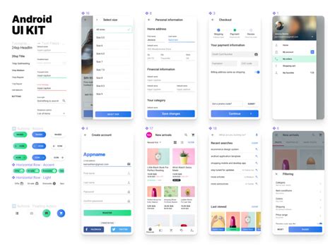 Android UI Kit - Free Figma Resource | Figma Elements