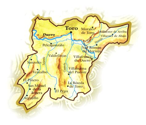 Toro Wine Map