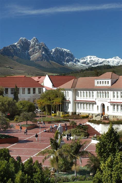 Red Square at University of Stellenbosch | South africa travel, Cape ...