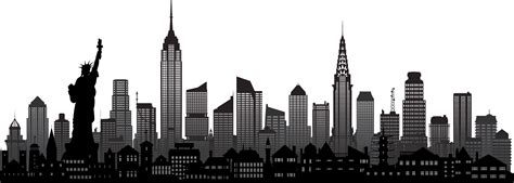 Manhattan Skyline Vector Png