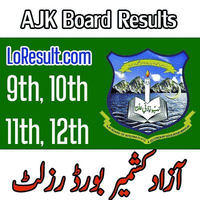 BISE AJK Mirpur Result 2024 Check by Roll No