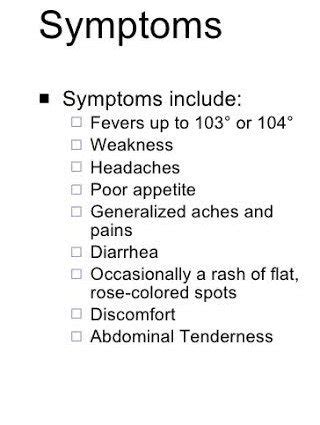 Symptoms and Complications of Typhoid Fever - PT Master Guide