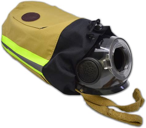 Fireflex Firefighter SCBA Respirator Mask Bag for Face Piece - TAN ...