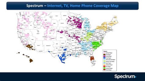 what areas are covered with spectrum