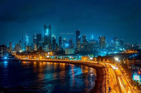 Mumbai at night by Rahul Vangani [1080x720] | Mumbai city, India ...