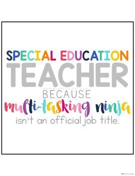 FREE Special Education Classroom Posters [Classroom Decor Posters ...