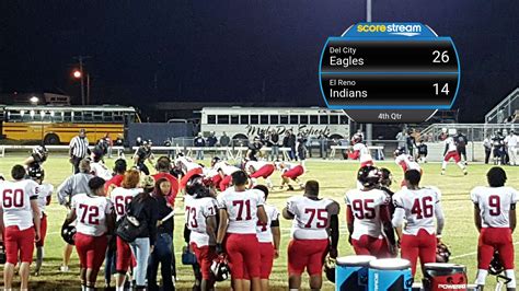 The Del City Eagles defeat the El Reno Indians 48 to 21 - ScoreStream