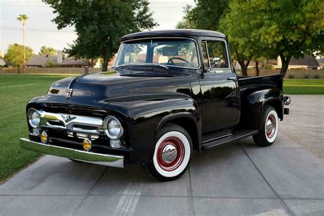 1956 FORD F-100 CUSTOM PICKUP - Front 3/4 - 154350