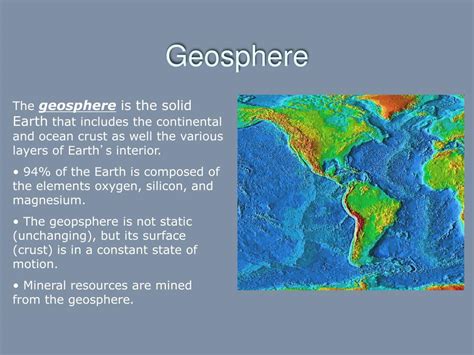 What Is The Geosphere - slideshare