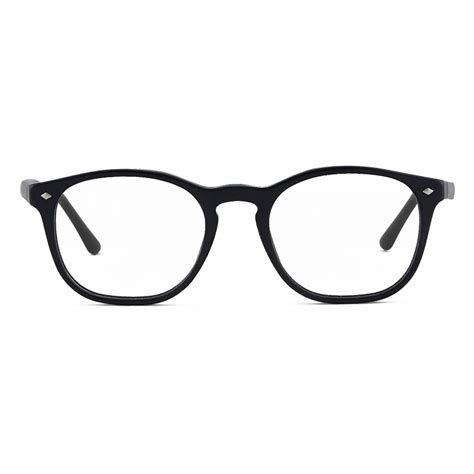 Giorgio Armani - Round Man Optical Glasses - Black – Optical Glasses ...