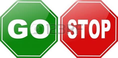 stop go sign Stock Vector - | Clipart Panda - Free Clipart Images