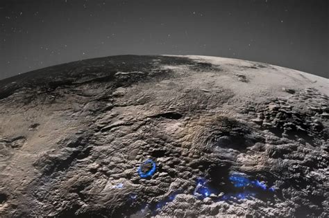 Towering ice volcanoes identified on surprisingly vibrant Pluto