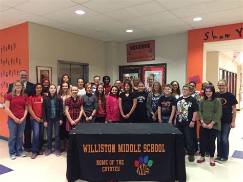 Williston Middle School Students Raise Funds for United Way | Community ...