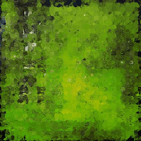 Abstract Painting Print Green Painting by Andrada Anghel - Pixels