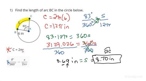 Arc Length Formula