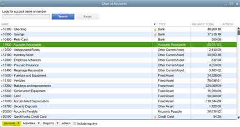 Solved: Print Chart of Accounts