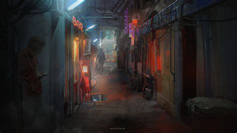 Cyberpunk Alley Wallpapers - Top Free Cyberpunk Alley Backgrounds ...