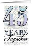 45th Wedding Anniversary Cards from Greeting Card Universe