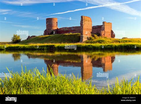 Kolo castle on the Warta River, Poland, Europe Stock Photo - Alamy