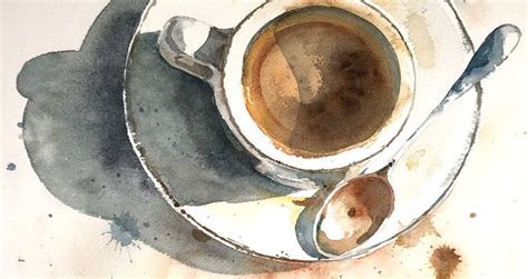 Watercolor Coffee Painting (A Complete Step by Step Tutorial ...