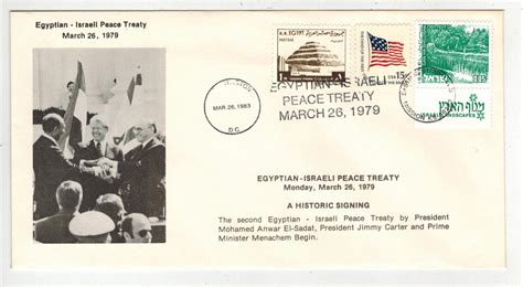 Jimmy Carter President 1979 Egypt - Israel Peace Treaty Signing ...