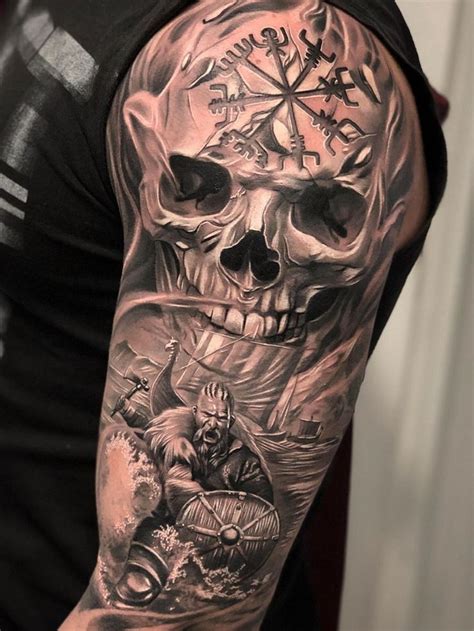 Ramón on Twitter in 2021 | Viking tattoo sleeve, Skull sleeve tattoos ...