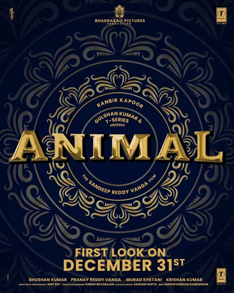 Animal(2023) Photos: HD Images, Pictures, Stills, First Look Posters of ...