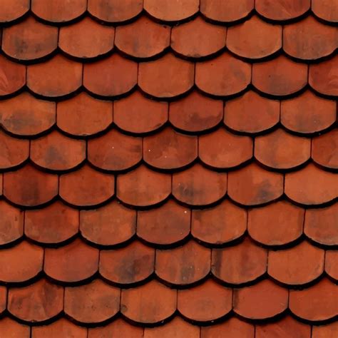 an orange roof that has been made out of red clay and is being used as ...