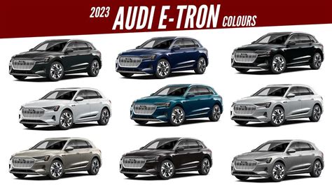 2023 Audi e-tron - All Color Options - Images | AUTOBICS - YouTube