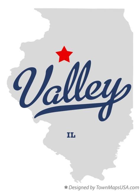 Map of Valley, IL, Illinois