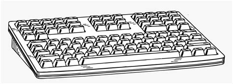 Computer Keyboard Clipart Black And White ~ Keyboard Clipart Black And ...