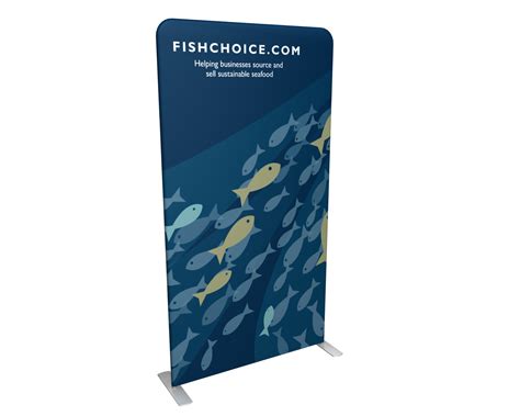 Waveline 48" Double-Sided Banner Stand | Trade Show Booth Display