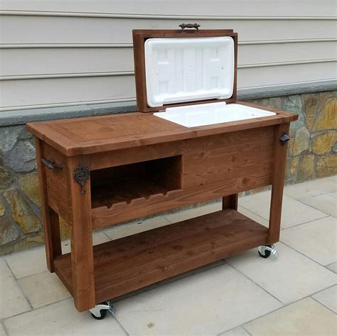 Get ready for summer with a cooler bar cart for your outdoor ...