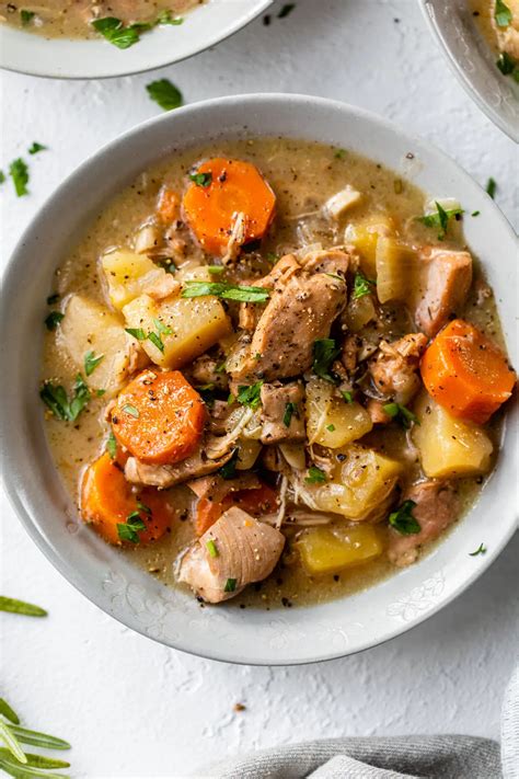 Slow Cooker Chicken Stew - The Almond Eater