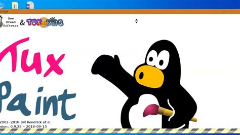 Tux Paint learning video - YouTube