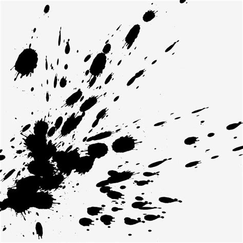 Black Ink Splatter Illustration, Ink Splatter, Black Ink, Black PNG ...