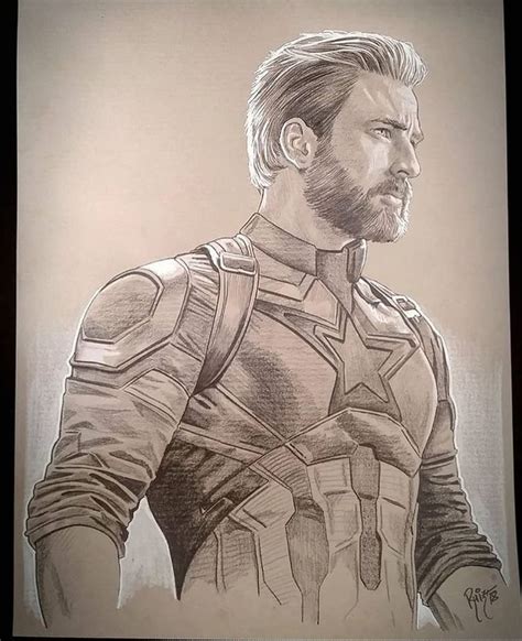 Zeichnen Captain America - | Captain america drawing, Avengers drawings ...